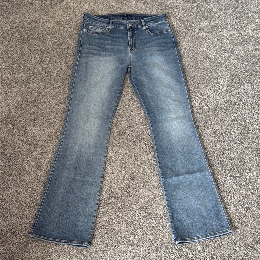Seven For All Mankind Women's Blue Jeans Size 31, Kimmie Bootcut, Heidi